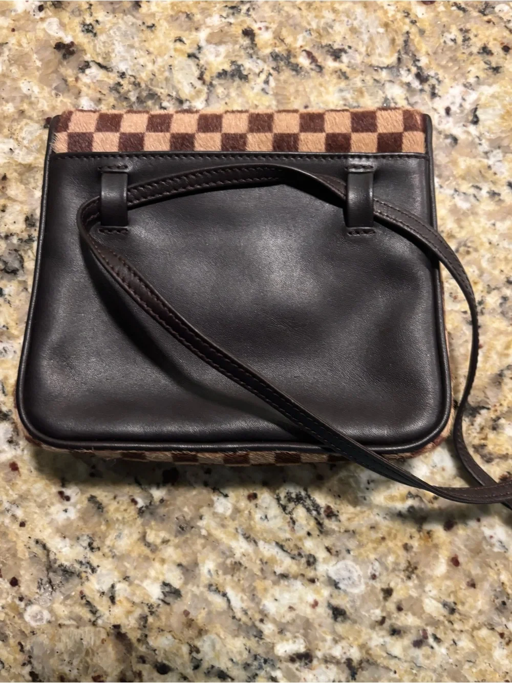Louis Vuitton Damier Sauvage Gazelle shoulder bag